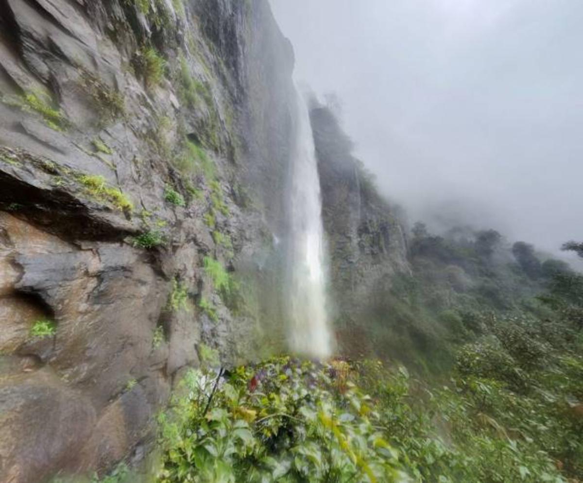 Belkal Theertha Falls Beautiful View