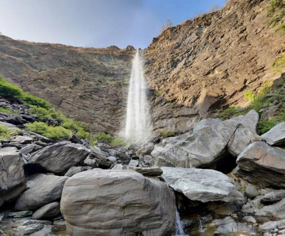 Belkal Theertha Falls Bottom View