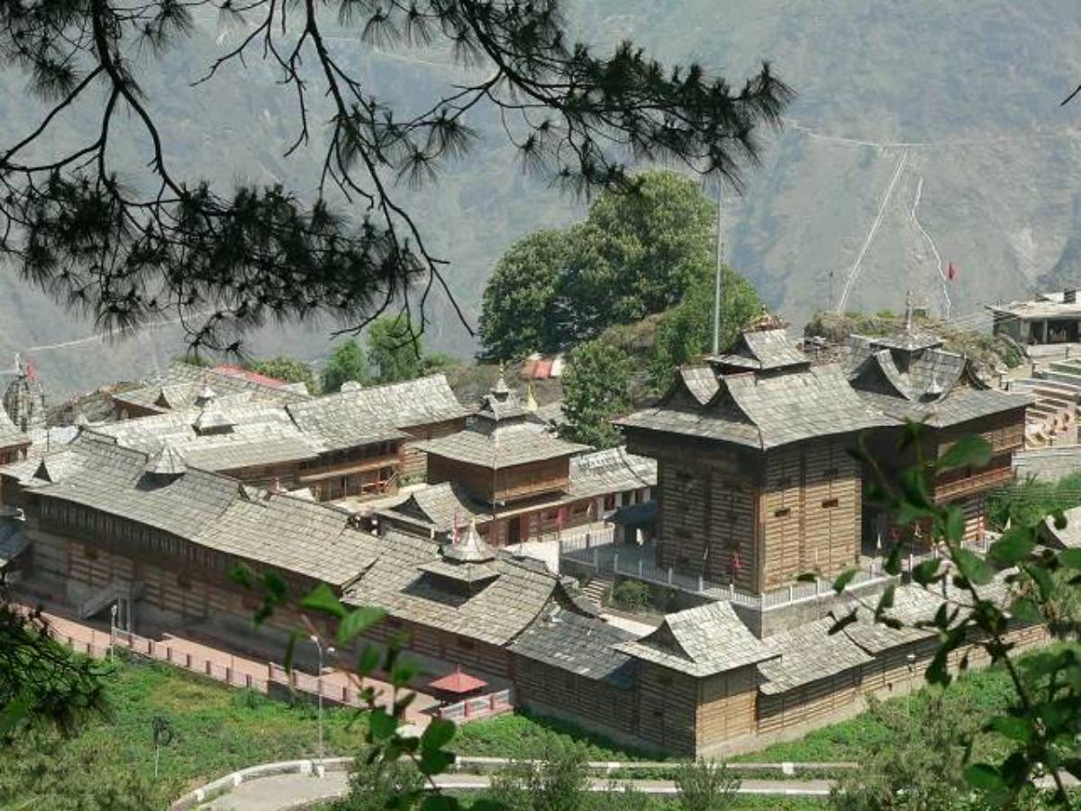 Bhimakali Temple Himachal Pradesh Aerial View