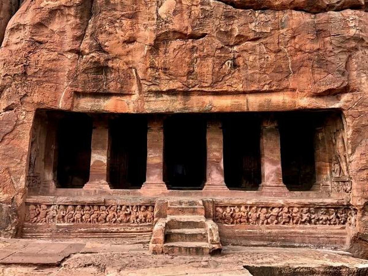 Entrance Cave 2 Badami Cave Temple