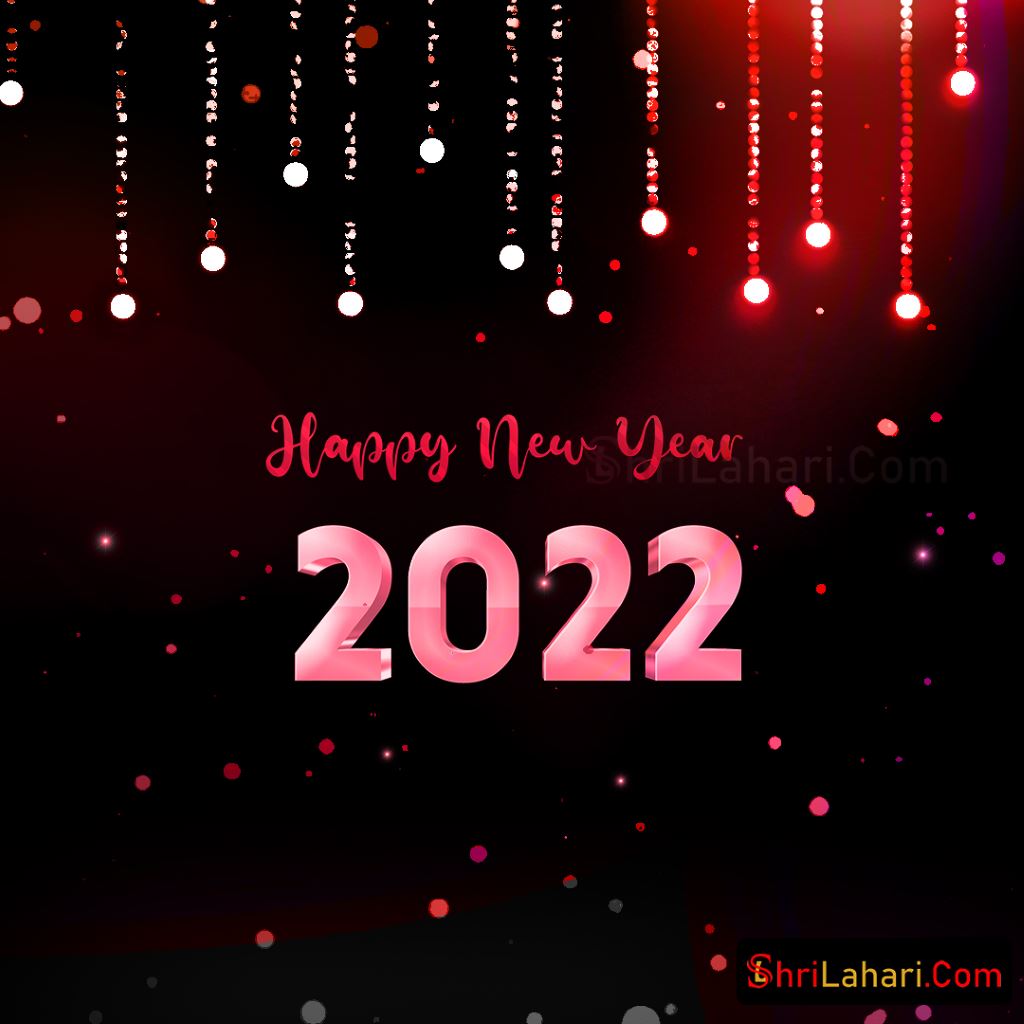 Happy New Year Wishes 2022 Spink Colored Lights