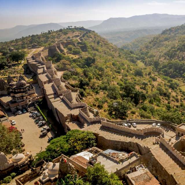 Kumbhalgarh Fort Rajasthan Ariel View