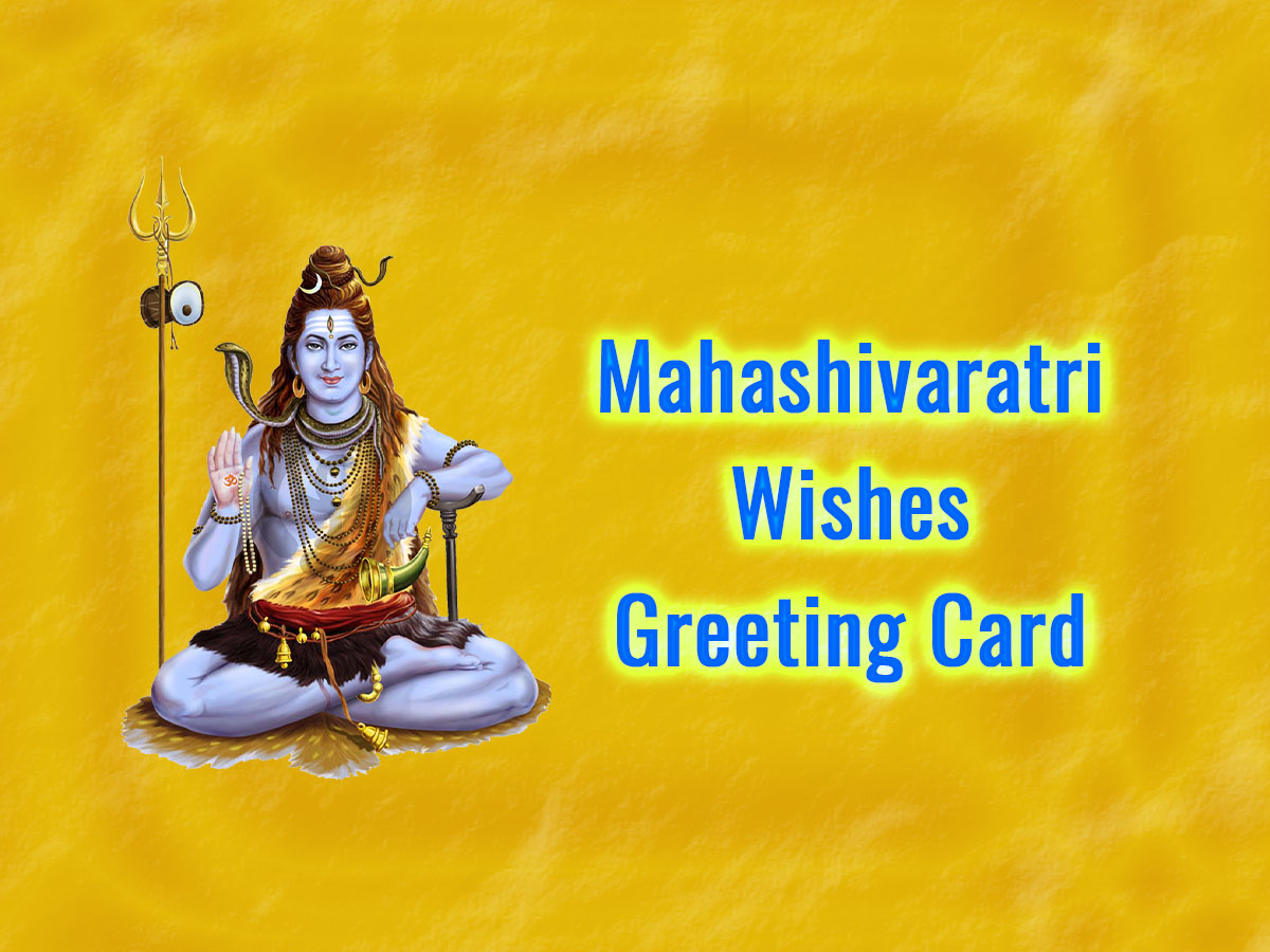 Mahashivaratri Wishes Greeting Card