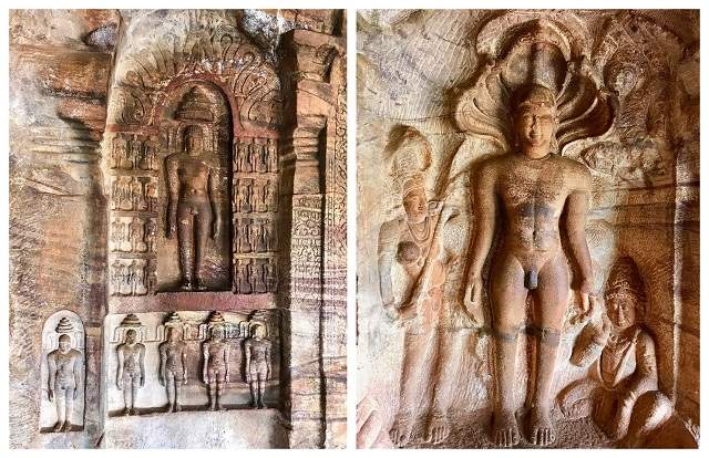 Mahavira And Parshvanatha Cave 4 Badami Cave Temple