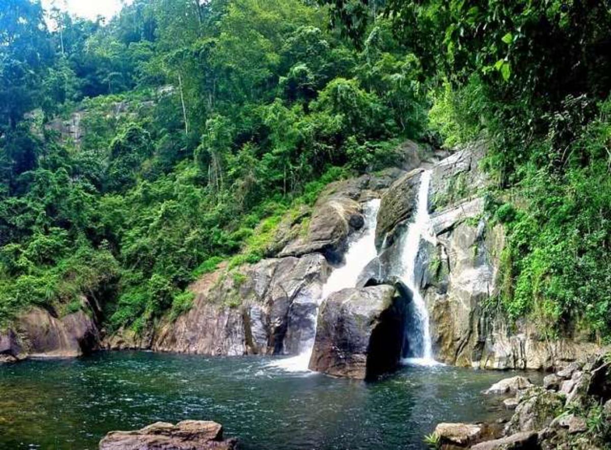 Meenmutty Falls Wayanad Kerala