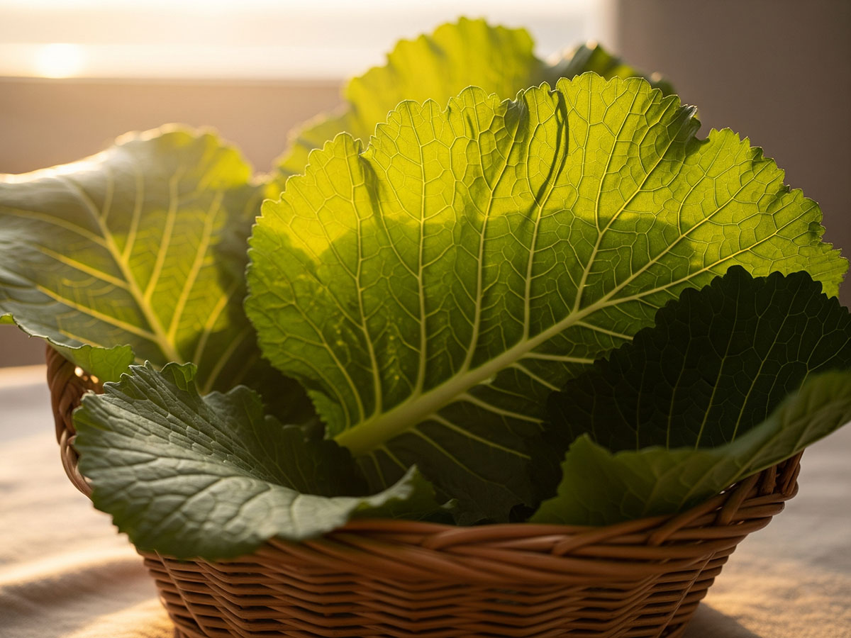 Mustard Green Leaves Sarson