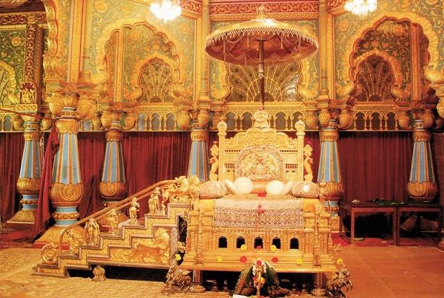 Mysore Palace Golden Throne