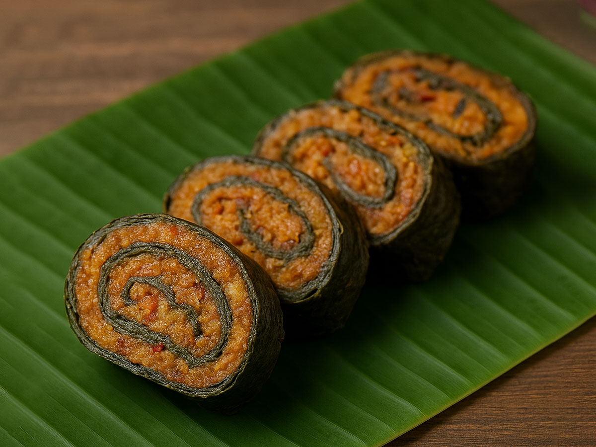 Read more about the article 🌿 Pathrode – Tulunadu’s Nutritious Steamed Delight