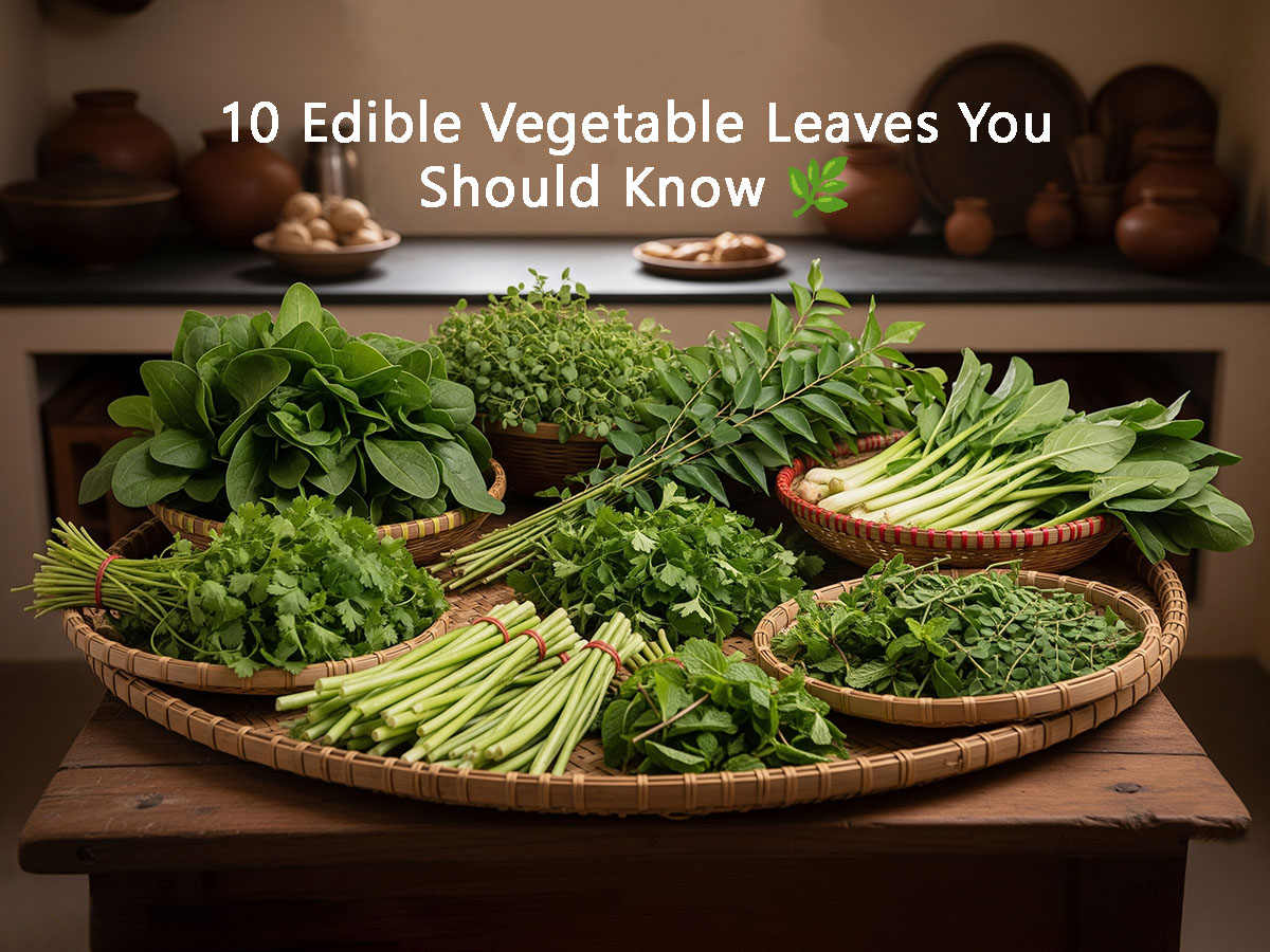 Read more about the article 🌿 10 Edible Vegetable Leaves You Should Add to Your Diet 🥬