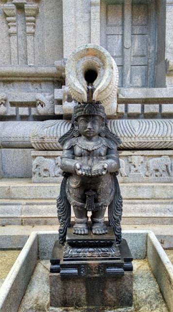 ಅಭಿಷೇಕ ನೀರು ಬೀಳುವ ಸ್ಥಳ ಶ್ರೀ ವಿಷ್ಣುಮೂರ್ತಿ ದೇವಸ್ಥಾನ ಉಂಡಾರು