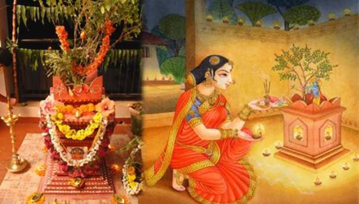 Read more about the article ಉತ್ಥಾನ ದ್ವಾದಶಿ – ತುಳಸಿ ಹಬ್ಬ